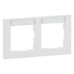 Legrand Abdeckrahmen SEANO+ 2-fach horizontal, 10x55mm Beschriftungsfeld, 87x158x9,8mm,... LEGRAND-765892 3414972547543 (Abb. 1)