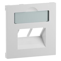 Legrand Abdeckung SEANO, 2x RJ45, mit Beschriftungsfeld, Unterputz, Kunststoff, Ultrawe... LEGRAND-765159 3414972544740 (Abb. 1)