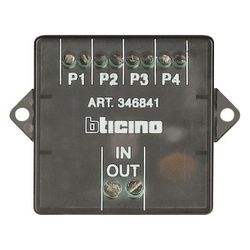 Legrand BTicino Video-Etagenverteiler 4-fach, 40x40x18mm, Kunststoff, 346841... LEGRAND-346841 8012199806716 (Abb. 1)