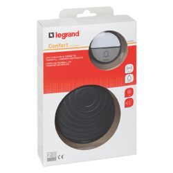 Legrand Funk Gong Set Komfort, 15 Melodien, 100m Reichweite, 105x105x35mm, Kunststoff, ... LEGRAND-094253 3414971067219 (Abb. 1)