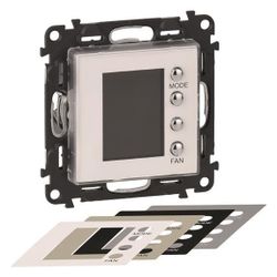 Legrand Unterputz-Thermostat Valena Life 752131, 2-modulig, beleuchtetes Display... LEGRAND-752131 3414970567871 (Abb. 1)