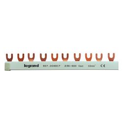 Legrand Gabelkammschiene 3-polig, 10mm2, 12TE, 212mm, 63A, 004917... LEGRAND-004917 3245060049171 (Abb. 1)