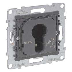 Legrand Schlüssel-Jalousietaster SEANO, 2-polig, 10A, 250V, Unterputz, 72,9x72,9x52mm... LEGRAND-765034 3414972542159 (Abb. 1)