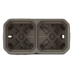 Legrand Aufputzgehäuse Plexo New 069602L, IP44, Thermoplast, Anthrazit, 155x82x57mm... LEGRAND-069602L 3414971879874 (Abb. 1)