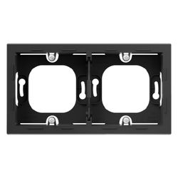 Legrand Aufputzgehäuse SEANO 2-fach, 159,5x88,5x43,3mm, IP2X, Thermoplast, Anthrazit, 7... LEGRAND-765499 3414972542388 (Abb. 1)