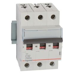 Legrand Leitungsschutzschalter TX3 C 32A, 3-polig, 10kA, 400V, 3TE, Grau, 404225... LEGRAND-404225 3414970394439 (Abb. 1)