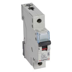 Legrand Leitungsschutzschalter TX3 C 32A, 1-polig, 6kA, 1TE, Grau, 403437... LEGRAND-403437 3414970388377 (Abb. 1)