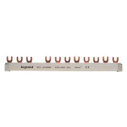 Legrand Gabelkammschiene 3-polig, 10mm2, 12 TE, 210mm, 63A, 400V, Weiß, 004980... LEGRAND-004980 4010957049805 (Abb. 1)