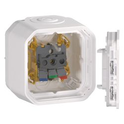 Legrand Schutzkontakt-Steckdose Plexo New, IP44, Steckklemme, Weiß, 069770L... LEGRAND-069770L 3414971882645 (Abb. 1)
