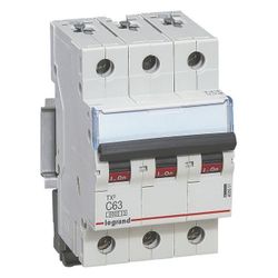 Legrand Leitungsschutzschalter TX3 B 16A, 3-polig, 10kA, 400V, 3TE, Grau, 404126... LEGRAND-404126 3414970392695 (Abb. 1)