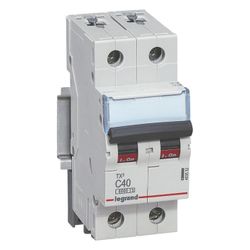 Legrand Leitungsschutzschalter TX3 B 16A, 2-polig, 6kA, 400V, 2TE, Grau, 403387... LEGRAND-403387 3414970387172 (Abb. 1)