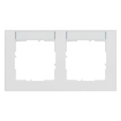 Legrand Abdeckrahmen SEANO+ 2-fach horizontal, 10x55mm Beschriftungsfeld, 87x158x9,8mm,... LEGRAND-765892 3414972547543 (Abb. 1)