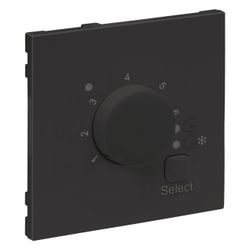 Legrand Abdeckung SEANO für elektronisches Raumthermostat, Kunststoff, Anthrazit, 56,2x... LEGRAND-765451 3414972546195 (Abb. 1)