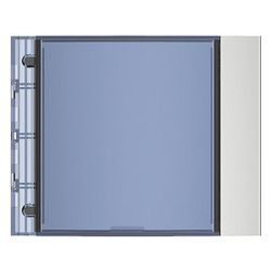 Legrand BTicino Frontblende Infomodul SFERA 352201, 114x91x10mm, Thermoplast, Aluminium... LEGRAND-352201 8005543463826 (Abb. 1)
