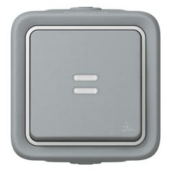 Legrand Wippschalter Plexo Classic, Aus-/Wechsel Kontroll 1-polig, IP55, Kunststoff, Gr... LEGRAND-069712 3245060697129 (Abb. 1)