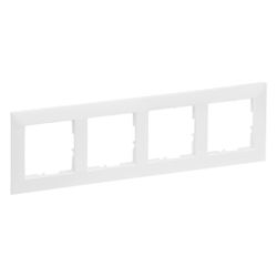 Legrand Abdeckrahmen SEANO 4-fach, 87x301mm, Kunststoff, Ultraweiß... LEGRAND-765174 3414972549875 (Abb. 1)