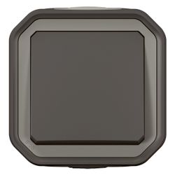 Legrand Wechselschalter Plexo New 069761L, 10A, IP55, IK08, Thermoplast, Anthrazit... LEGRAND-069761L 3414971882522 (Abb. 1)