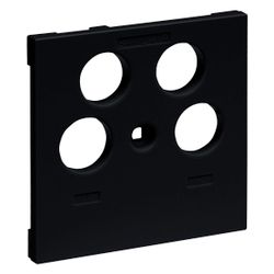 Legrand SEANO Abdeckung TV-R-SAT-SAT, Unterputz, Kunststoff, Schwarz, 765357... LEGRAND-765357 3414972545167 (Abb. 1)