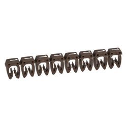 Legrand Kennzeichnungssystem CAB 3 Ziffer 1, 0,5-1,5mm2, 5x3mm, Kunststoff, Braun... LEGRAND-038211 3245060382117 (Abb. 1)