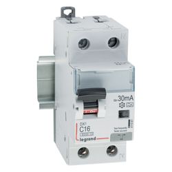 Legrand FI/LS-Schalter DX3 C 16A, 1P+N, 6kA, 30mA, Typ A, 230V, 2TE... LEGRAND-411061 3414970351821 (Abb. 1)
