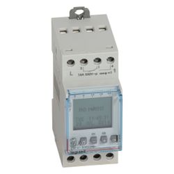 Legrand Wochenzeitschaltuhr AlphaRex³ D22, 2-Kanal, 2TE, 230V, 56 Speicherplätze, DIN-S... LEGRAND-412641 3245064126410 (Abb. 1)