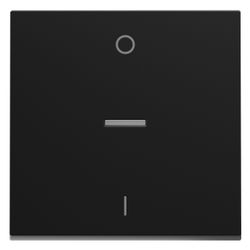 Legrand Wippe SEANO für 2-poligen Ausschalter, 56x56x5,7mm, Kunststoff, Schwarz, 765310... LEGRAND-765310 3414972543958 (Abb. 1)