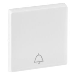 Legrand Wippe Valena Life mit Glockensymbol, 54,2x53,5x8,4mm, Thermoplast, Ultraweiß, 7... LEGRAND-755010 3414970461476 (Abb. 1)