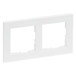 Legrand 2-fach Rahmen SEANO+, 86x157mm, Kunststoff, Ultraweiß, 765182... LEGRAND-765182 3414972548328 (Abb. 1)