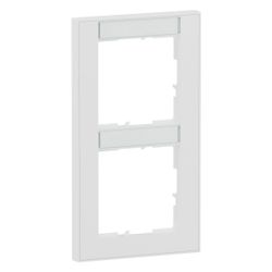 Legrand Abdeckrahmen SEANO+ 2-fach vertikal, 158x87x9,8mm, Kunststoff, Ultraweiß... LEGRAND-765992 3414972547574 (Abb. 1)