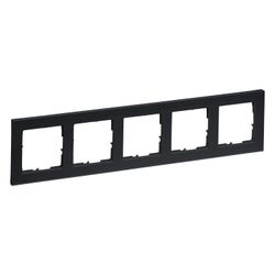 Legrand 5-fach Rahmen SEANO+, 86x371mm, Kunststoff, Anthrazit, 765485... LEGRAND-765485 3414972549318 (Abb. 1)