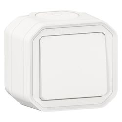Legrand Wechselschalter Plexo New, 10A, IP55, 85x82x61mm, Kunststoff, Ultraweiß, 06975... LEGRAND-069751L 3414971882430 (Abb. 1)