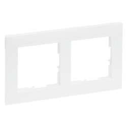 Legrand 2-fach Rahmen SEANO, 87x158mm, Kunststoff, Ultraweiß, 765172... LEGRAND-765172 3414972549578 (Abb. 1)