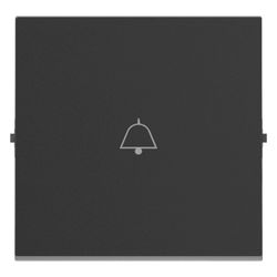 Legrand Wippe SEANO mit Klingelsymbol, IP20, 55,6x56x8,2mm, Thermoplast, Anthrazit, 765... LEGRAND-765412 3414972542647 (Abb. 1)