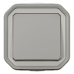 Legrand Wechselschalter Plexo New, 10A, 250V, IP55, IK08, Kunststoff, Grau, 069711L... LEGRAND-069711L 3414971881778 (Abb. 1)