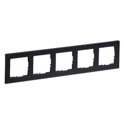 Legrand 5-fach Rahmen SEANO+, 86x371mm, Kunststoff, Anthrazit, 765485... LEGRAND-765485 3414972549318 (Abb. 1)