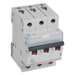 Legrand Leitungsschutzschalter TX3 B 25A, 3-polig, 6kA, 400V, 3TE, Grau, 403404... LEGRAND-403404 3414970387585 (Abb. 1)