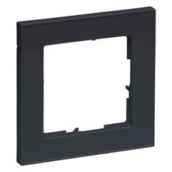 Legrand 1-fach Rahmen SEANO+, 86x86x10mm, Kunststoff, Anthrazit, 765481... LEGRAND-765481 3414972548076 (Abb. 1)