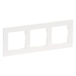 Legrand 3-fach Rahmen SEANO+, 86x228mm, Kunststoff, Ultraweiß, 765183... LEGRAND-765183 3414972548687 (Abb. 1)