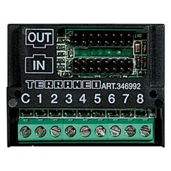 Legrand BTicino Erweiterungsmodul 346992, 8 Ruftasten, Bus-System, 50x60x20mm... LEGRAND-346992 8012199416687 (Abb. 1)