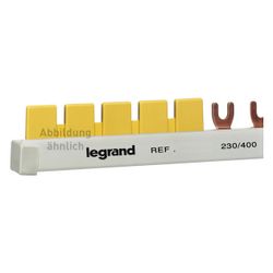 Legrand Endkappe für Stift- und Gabelkammschienen, 3-polig, Berührungsschutzabdeckung... LEGRAND-607026 4010957070267 (Abb. 1)
