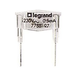 Legrand Glimmlampe 230V 0,5mA Grün, 775897... LEGRAND-775897 3245067758977 (Abb. 1)