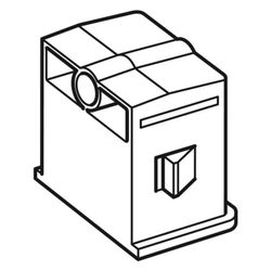 Legrand Schutzkappe U50/U55/U60, 60,5x40mm, Kunststoff, Gelb, 348575... LEGRAND-348575 3414970681966 (Abb. 1)