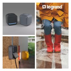 Legrand Doppelwechselschalter Plexo New 069775L, 10A, 250V, IP55, IK08, Thermoplast, A... LEGRAND-069775L 3414972110266 (Abb. 1)