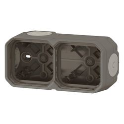 Legrand Aufputzgehäuse Plexo New 069602L, IP44, Thermoplast, Anthrazit, 155x82x57mm... LEGRAND-069602L 3414971879874 (Abb. 1)