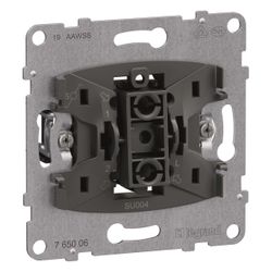 Legrand Wechselschalter SEANO, 10 AX, 250 V, Unterputz, Steckklemme, 72,9x72,9x40mm, Ku... LEGRAND-765006 3414972553193 (Abb. 1)
