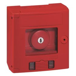 Legrand Sicherheitskasten 038009, IP44, IK07, 1Ö/1S, 125x125x71mm, Feuerrot... LEGRAND-038009 3245060380090 (Abb. 1)