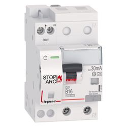 Legrand Brandschutzschalter DX3 STOP ARC, B16A, 1P+NR, 10kA, 30mA, Typ A, 3TE, Grau, 41... LEGRAND-415958 3414971169548 (Abb. 1)
