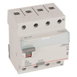 Legrand Fehlerstromschutzschalter TX3 63A, 500mA, Typ A, 4-polig, 400V, 4TE, 411796... LEGRAND-411796 3414970353764 (Abb. 1)