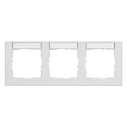 Legrand SEANO+ 3-fach Rahmen horizontal, 87x229x9,8mm, Thermoplast, Ultraweiß... LEGRAND-765893 3414972547604 (Abb. 1)