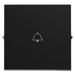 Legrand Wippe SEANO, Klingelsymbol, 56x55,6x8,2mm, Thermoplast, Schwarz, 765312... LEGRAND-765312 3414972542678 (Abb. 1)